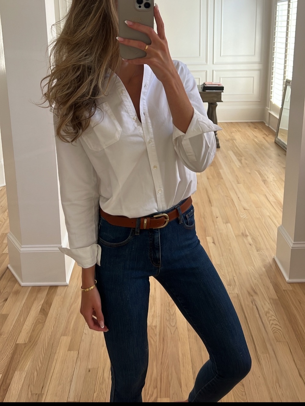 Sezane Blue Ankle Jeans
